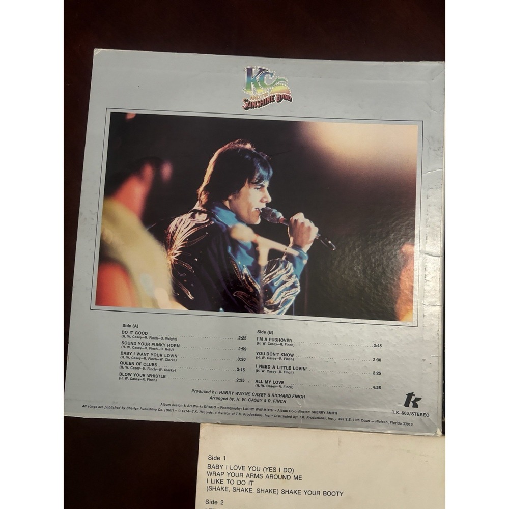 KC & THE SUNSHINE BAND: LOT OF 3 VINYL LPS - Picture 5 of 16